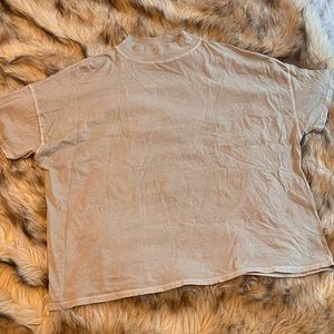 Free People we the free mock neck boxy t shirt